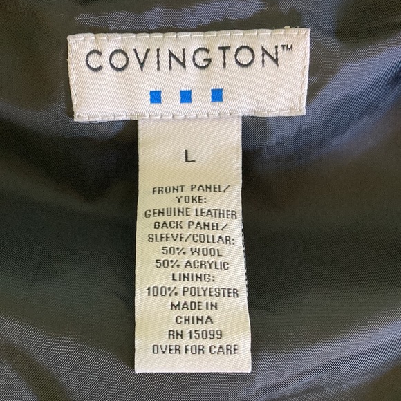 Covington Suede & Sweater Zip Jacket - Large - EUC - Picture 12 of 13